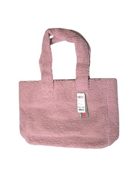 Unbranded Handbags - Sherpa Soft Cozy Tote Pink